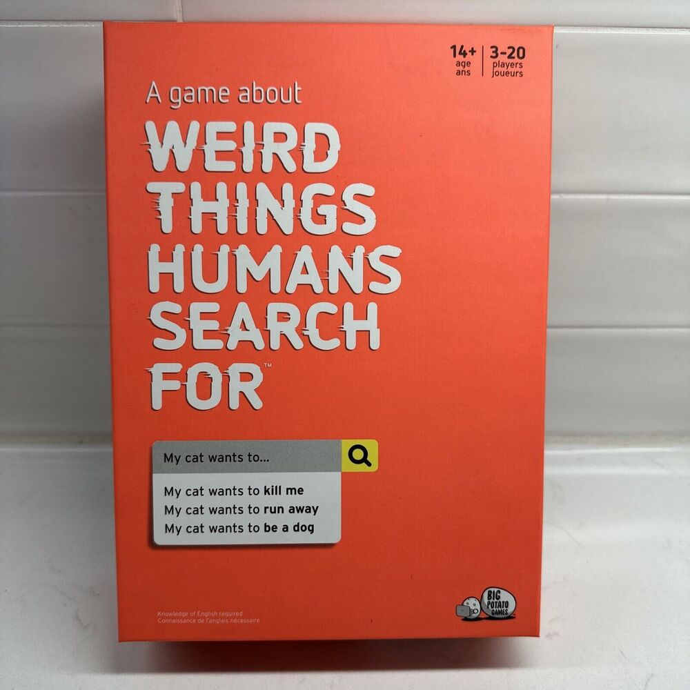 Weird Things Humans Search For Party Game Sealed In Original Packaging
